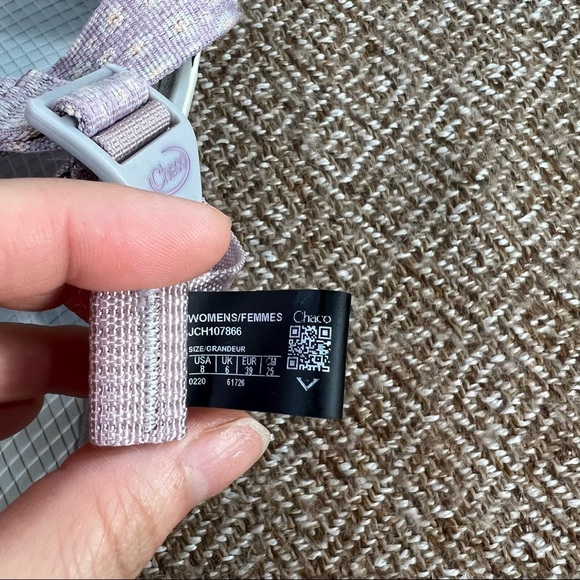 Chaco Lowdown Slide Strappy Sport Sandals Mauve Women's US Sz 8 Casual Water EUC - Picture 8 of 8